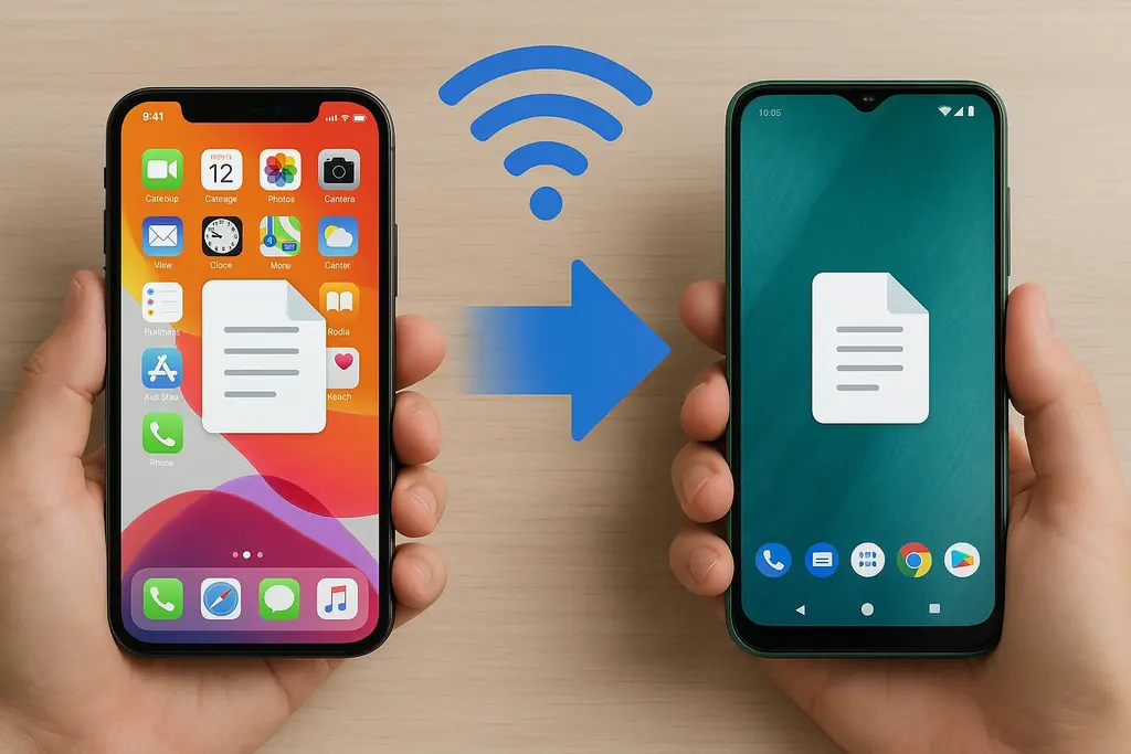 File Transfer from iPhone to Android (No App Needed)